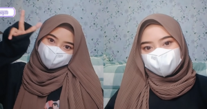 cara pakai hijab pashmina